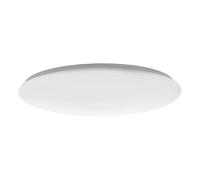 Eglo LED Plafonnier Giron, lampe de plafond 1 flamme, matériau : acier, plastique, couleur : blanc, Ø : 76 cm, intensité réglable, nuances de blanc ajustables via télécommande