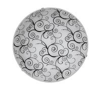 Applique/Plafonnier M1 LED 3X3,6W en acier blanc D315mm