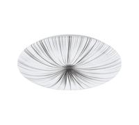 Eglo LED Plafonnier Nieves, Ø 51 cm, effet cristal, lampe de plafond en