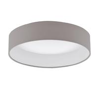 Eglo LED Plafonnier Palomaro, luminaire de plafond en tissu, lampe de