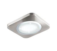 EGLO LED Plafonnier Puyo-S, luminaire de plafond, acier nickel mat, chrome
