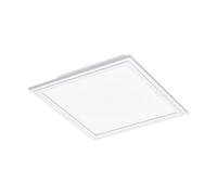 Plafonnier SA1 LED 14W en aluminium et acier blanc 300x300x50mm