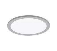 EGLO LED plafonnier Sarsina, lampe de plafond dimmable, aluminium gris