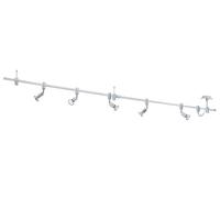Eglo LED plafonnier Vilanova, plafonnier 5 flammes, spot, projecteur de plafond en aluminium et acier, lampe de cuisine en chrome, lampe de salon, spots LED incl. ampoules GU10
