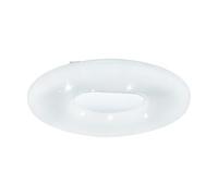 Eglo LED Plafonnier Zamudilo, 1 flamme, effet cristal, acier, plastique