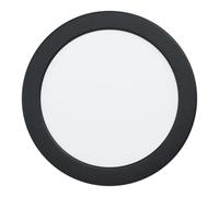 Luminaire encastrable FUEVA 5 LED 11W en acier noir D166mm
