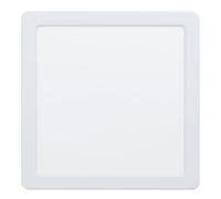 Luminaire encastrable FUEVA 5 LED 17W en acier blanc 216x216mm