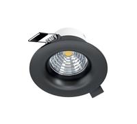 Eglo LED spot encastrable Saliceto, de plafond dimmable, rond et plat