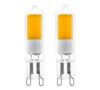 Eglo Lot de 2 ampoules à broche LED G9, lampes crayon, 2 watts chacune