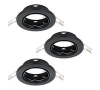 Eglo Lot de 3 spots encastrables Agulo 1, lampes orientables, luminaire