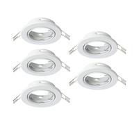 Eglo Lot de 5 spots encastrables Agulo, lampes orientables, luminaire