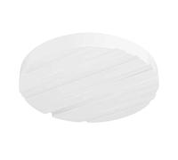 Eglo Luminaire plafonnier Ferentino, panneau LED rond avec décor, lampe de plafond pour couloir et cuisine, plastique et métal blanc, blanc chaud, Ø 38 cm
