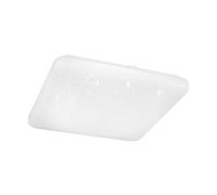 Eglo Luminaire plafonnier LED Pogliola, lampe de plafond avec effet crystal