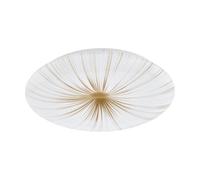 Applique/Plafonnier NIEVES 1 LED 19,5W en acier blanc D410mm
