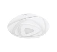 Eglo Luminaire plafonnier Palagiano, panneau LED rond, lampe de plafond en