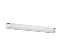 Eglo Luminaire salle de bain LED Tragacete 1, lampe pour miroir, applique murale en plastique argenté et métal chrome, éclairage IP44, blanc neutre, 45 cm