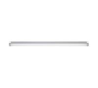 Eglo Luminaire salle de bain LED Tragacete 1, lampe pour miroir, applique murale en plastique argenté et métal chrome, éclairage IP44, blanc neutre, 77 cm