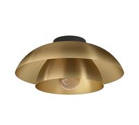 EGLO Plafonnier Cenciara, lampe de plafond élégante, luminaire en saillie pour chambre et salon, métal couleur laiton, douille E27, Ø 40 cm