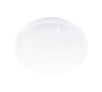 Eglo Plafonnier chambre LED Pogliola-E, lampe en saillie effet crystal