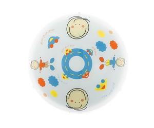 Eglo Plafonnier enfant 158061 ModÈLe Junior 2 avec Motif Personnage enfant - E27 - 2&Nbsp;X 60&Nbsp;W - Sans Ampoule - Ø 39,5&Nbsp;cm Acier - Blanc/Bleu 88972