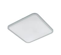 Eglo Plafonnier Led Cogoleto 1 Lampe Murale en Acier, Plastique Blanc, Argenté avec Télécommande, Changement de Température de Couleur (Chaud, Neutre et Froid), Veilleuse à Intensité Variable