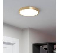 Luminaire en saillie FUEVA 5 LED 20,5W en acier laiton brossé D285mm