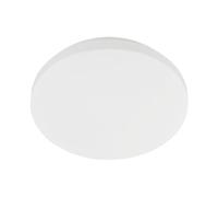 EGLO Plafonnier LED Pogliola-E, lampe de plafond plate, éclairage couloir chambre, luminaire en saillie en métal et plastique blanc, lumière blanc neutre, Ø 31 cm