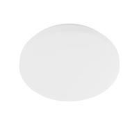 Eglo Plafonnier LED pour salle de bains Pogliola-E, lampe en saillie, éclairage de plafond, spot en métal et plastique blanc, blanc chaud, IP44, Ø 26 cm