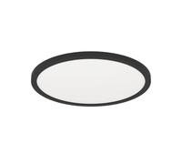 EGLO Plafonnier LED Rovito-Z Smart Home Zigbee | Compatible avec Alexa, lampe de plafond à intensité variable, plastique noir, plastique blanc RVB, blanc chaud/froid