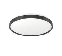 Eglo Plafonnier LED Smart Home connect.z Mozoncillo-Z, ZigBee + Matter, contrôle app et vocal Alexa, lampe de plafond, blanc chaud-froid, RGB, dimmable, noir-blanc, Ø 48,4 cm