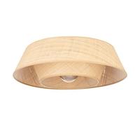 Eglo Plafonnier Marford, lampe de plafond bohème japonais, luminaire avec abat-jour en raphia naturel, éclairage avec douille E27, Ø 50 cm