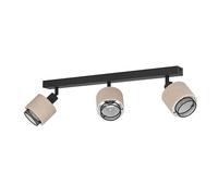 Eglo Plafonnier Rosley, lampe de plafond avec 3 spots orientables