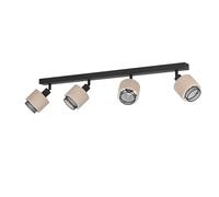 Eglo Plafonnier Rosley, lampe de plafond avec 4 spots orientables