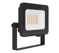 Eglo Projecteur LED extérieur Risacca-E, 1800 lumens, applique murale avec spot orientable, lampe en aluminium noir, lumière blanc neutre, IP65