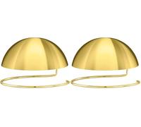Eglo Protection Anti-Éblouissement Décorative Pour Ampoule G95 à Clipser en Acier Laiton Brillant Ø 9,7 cm (Lot de 2)