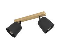 Eglo Rail spot Cotorro, rampe de 2 spots orientables, FSC100HB, barre de
