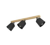 Eglo Rail spot Cotorro, rampe de 3 spots orientables, FSC100HB, barre de