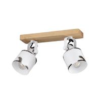 Eglo Rail spot Kilburn, rampe de 2 spots orientables, FSC100HB, barre de