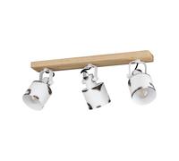 Eglo Rail spot Kilburn, rampe de 3 spots orientables, FSC100HB, barre de