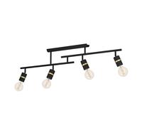 Eglo Rail spot Lurone, rampe de 4 spots orientables, barre de spots