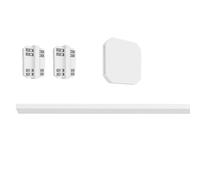 Eglo Set d'extension pour système de rails Track Plus, rallonge rail plafond, accessoire prolongation, plastique blanc, L 100 cm