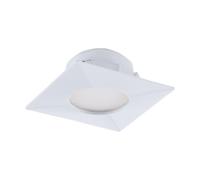 Eglo Spot encastrable Pineda, spot plafond, plastique blanc, blanc chaud