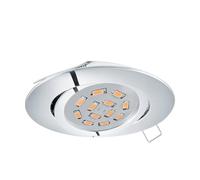 EGLO Spot encastrable Tedo, spot plafond, aluminium moulé chromé, douille