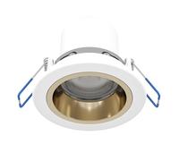 Eglo Spot LED encastrable connect.z Yebra-Z Ø 8,7 cm, ZigBee, Matter, app et commande vocale Alexa, blanc chaud-froid, RGB, dimmable, doré
