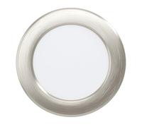 Eglo Spot LED encastrable Fueva 5, Ø 11,7 cm, acier et plastique, surface