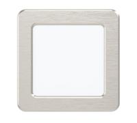 EGLO Spot LED encastrable Fueva 5, L x l 11,7 cm, acier, surface éclairante