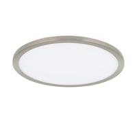 Luminaire encastrable FLEX LED 22W en aluminium nickel mat D225mm