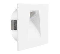 Eglo Spot LED encastrable Mecinos, luminaire encastré mur, spot mural blanc
