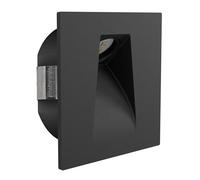 Eglo Spot LED encastrable Mecinos, luminaire encastré mur, spot mural noir