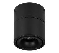 Eglo Spot plafonnier LED semi-encastré Bohoyo, lampe de plafond, luminaire en saillie ou à encastrer, spot de plafond en aluminium noir, ∅ 10 cm